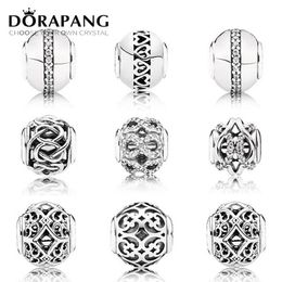 DORAPANG The New 100% 925 Sterling Silver Charm bead Hollowed out pattern Collocation DIY Bracelet & bracele Factory whole3025