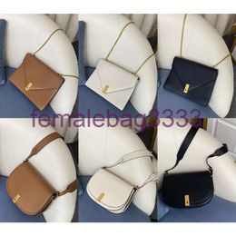 Designer Polo Id Bag Luxury Shoulder Bags Pony Chain Bag Envelope Diagonal Shoulder Bag Totes Leather Large Mini Womens Handbags Clutch Handbags Black Brown
