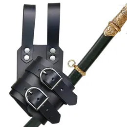 Waist Support Swords Belt Holder Bindable Leather Frog Mediaeval Holster For Halloween Cosplay