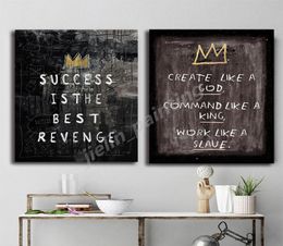 Success Is The Best Motivational Quote Art Canvas Poster Print Abstract Painting Wall Picture Modern Home Decoration3050713