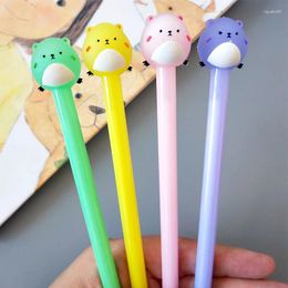 Pcs Creative Cute Cartoon Neutral Water Pen Student Signature Kawaii School Supplies Pens For Writing