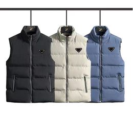 Vest men thermal gilet waistcoats designers clothes men's Vests jackets sleeveless vest zipper Outerwear waistcoat fashion Parka winter windbreaker veste coat