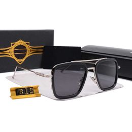 2023 Vintage Sunglasses square Women's Sun glasses Fashion Designer Shades Luxury Golden Frame UV400 Gradient LXN-EVO DITA 218MS5A