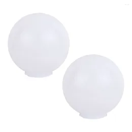 Wall Lamp 2 Pcs Fence Lampshade Shades Floor Simple Acrylic Decor Outdoor Ceiling Protector Light Cover Adornment Home