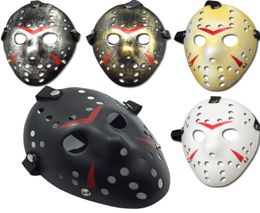 whole Masquerade Masks Jason Voorhees Mask Friday the 13th Horror Movie Hockey Mask Scary Halloween Costume Cosplay Plastic Pa4766348