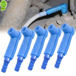 5Pcs Car Oil Pumping Pipe Brake Oil Change Connector Car Brake System Fluid Connector Kit Auto Oil Filling Equipment Accessories