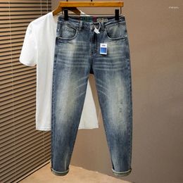 Men's Jeans Spring Quality Plus Size Cloth Midweight Denim American Casual Fashion Brand Retro Loose Youth Trousers