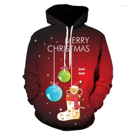 Men's Hoodies Merry Christmas Socks Hoodie 3D Snowman Print Graphic Pullover Children's Sweatshirt Casual Fashion Women's Sudaderas