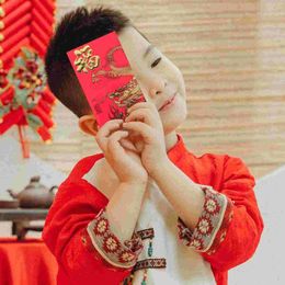 Decorazioni da giardino Anno Busta di carta rossa R Regalo Buste carine Borse cinesi Pacchetti Tasca Fortuna Soldi Il