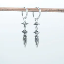 Dangle Earrings Sword With Stainless Steel Hook Dagger Jewellery Gothic Jewellery