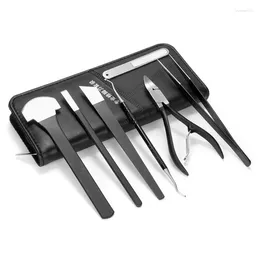 Nail Art Kits High Manganese Steel Professional Pedicure Knife Set Removing Dead Skin Repairing Calluses And Cutting Feet 7-pie