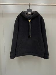 Autumn and Winter Highend Mens Hoodie High Quality Fleece Material US Size Black Hoodie Luxury Brand Top Designer Hoodie