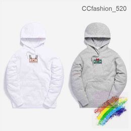 Kith Hoodie Treats Holiday Hoodies Heavy Hoody Men Woman Best Quality Puff Pastry Print Box Kith Sweatshirts Sweater YYT0