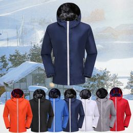 Outdoor Jackets Hoodies Men's Women Ski Outdoor Jacket Men's Windproof Snowboard Skiing Jackets Snow Skiwear Skating Clothes Hiking Sport Clothing 231025