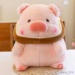 Stuffed Plush Animals 30cm Soft Pig Bread Plush Toy Doll Creative Stuffed Animals Peluche for Girl Heart Birthday Toys for Girlfriend Couple Birthday R231026