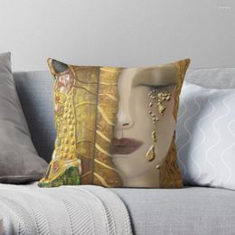 Pillow My Klimt Serie:Gold Throw Pillowcases Bed S Sofa Cover Covers