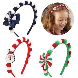 Hair Accessories Fashion Christmas Girls Hairbands Kids Candy Headbands Lovely Santa Claus Hoop Sweet Party Headband