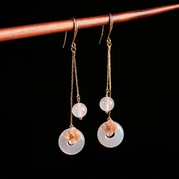 Dangle Earrings 1 Pair Ancient Classical Hanfu Ear Hook Daily For Cheongsam Cosplay Prop Decor Jewellery Women Girl Jewellery Gift
