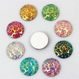 200PCS 11 5mm Crystal AB Color Round flatback Resin Rhinestones Stone Beads Scrapbooking crafts Jewelry Accessories ZZ764262f