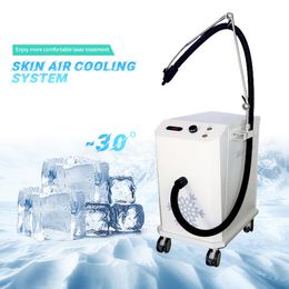 Stationary Pain Relief Cryo Treatment Skin Cooling Device Zimmer Cold Air Skin Cooler Avoid Thermal Injury Machine for Laser Tattoo Removal Therapy