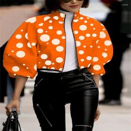 Women's Jackets Fashion Casual Varsity Women Contrast Colour Long Sleeve Zipper Front Streetwear Coats Baseball Outwear