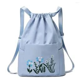 School Bags Women Drawstring Backpack Folding Soft Multifunction Portable Fashion Travel Shopping Handbag Mochila Feminina Bolso Mujer