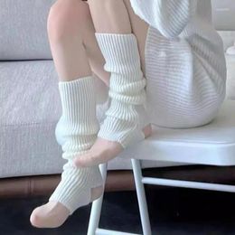 Women Socks 1pair Lolita Long Women's Knitted Stockings Foot Cover Arm Warmer Ladies Winter Crochet Boot Cuffs