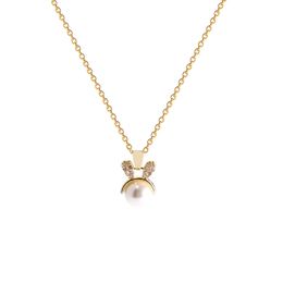 Diamond-encrusted rabbit pearl pendant 2023 new fashion necklaces female design high-end necklaces wholesale
