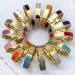 Designer Bracelet Jewelry Designer for Women & Mens Classic Charm Bangle Titanium Steel Enamel Gold-Plated Never Fading Non-Allergic,Gold/Silver/Rose, Store/21621802