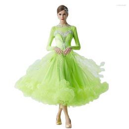 Stage Wear B-19485 High Quality Lavender International Standard Ballroom Dance Dresses Competition Modern Dress For Women