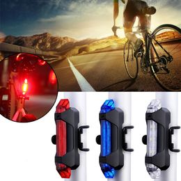 Bike Lights Bicycle accessories bicycle lights waterproof bicycle rear tail lights USB charging Mtb bicycle lights safety warning lights flashlight 231027
