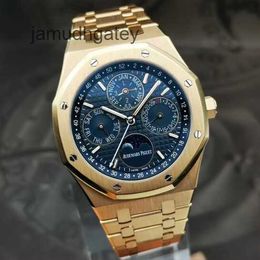 Swiss Luxury Watches AP Wrist Watches 26574OR Royal AP Oak Series 18k Rose Gold Material 41mm Automatic Mechanical Men's Watch OFJQ
