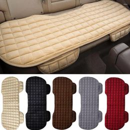 Car Seat Covers Cover Front Rear Flocking Cloth Cushion Non Warm Protector Pad Mat Fit Van Universal Slip Auto Suv Keep Winter T7V9