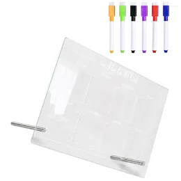 Garden Decorations 1 Set Of Acrylic Board For Table To Do List Plans Writing Clear Erasable Memo