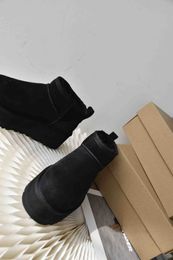 Suede Winter Classic Casual Comfort Snow Wool Boots Chestnut Designer Women's Shoe
