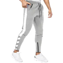 Men's Pants Mens Jogging With Zipper Bottoms Trousers Sport Tracksuits Sweatpants Gym Running Training