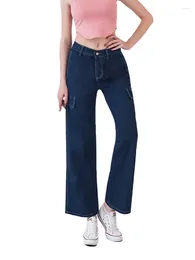 Women's Jeans Cargo Pants Trousers Autumn And Winter Ladies Vintage Work Straight