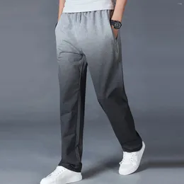 Men's Pants Casual Straight Gradient Trend Youth Warm Loose