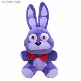 Stuffed Plush Animals 18cm FNAF Plush Toys Kawaii Freddys Animal Foxy Bonnie Bear Ribbit Stuffed Plush Toys In Plush Birthday Gift for KidsL231027