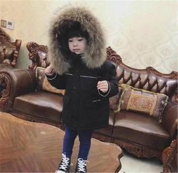 kids Down Coat Designer Winter Down Jacket Boy Girl Baby Outerwear Jackets with Badge Thick Warm Outwear Coats Luxury Children Parkas Classic Parka