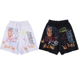 Mens Designer Summer Pants Tour Graffiti Sports Shorts Casual Fashion Running Trouses Fitness High Street Wear224a