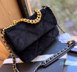 23 Designer Bags High Quality Crossbody Bag Fashionable Women Shoulder Bag Classic Gold Chain Velvet Bag