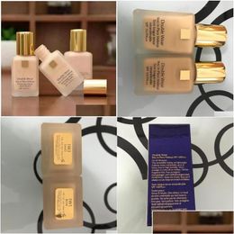 Foundation Foundation Ouble Wear Liquid Cosmetics 30Ml Spf10 Matte Cream Makeup Drop Delivery Health Beauty Face Dh2Og Dh5Mx