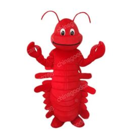 Performance lobster Mascot Costume Top Quality Christmas Halloween Fancy Party Dress Cartoon Character Outfit Suit Carnival Unisex Outfit