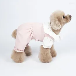 Dog Apparel Cute Jumpsuit Pajamas Clothes Spring Small Costume Pet Pants Chihuahua Overalls Yorkshire Pomeranian Poodle Clothing