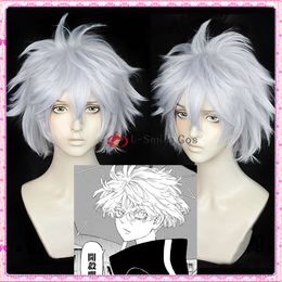 Catsuit Costumes Anime Tokyo Revengers Siery White Cosplay Wig Synthetic Hair Heat Resistant Senju Kawaragi Akashi Party Wigs