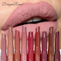 Lipstick 12 Colour Matte Nude Pink Solid Lip Gloss Long Lasting Velve Red Tinted Balm 24 Hours Waterproof Makeup LipSticks 231027