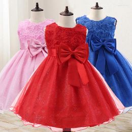 Girl Dresses Flower Princess Dress Kids Summer Gown For 3-10 Years Girls Wedding Birthday Party Clothing Children Prom Costume