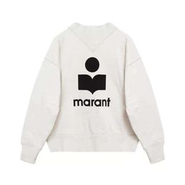 Isabels marant New Hoodie Top Designer Sweatshirt Hoodies Letter Casual Fashion Trend Vintage Print Slim Cotton Classic Hooded Women Pullover Sweater i16