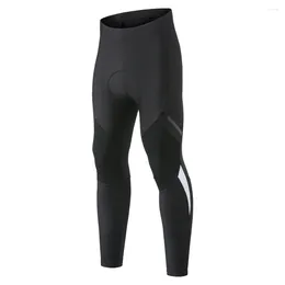 Racing Pants Men Cycling Fleece Riding Trousers Keep Warm MTB Bike Bicycle Sponge Cushion Asian Size